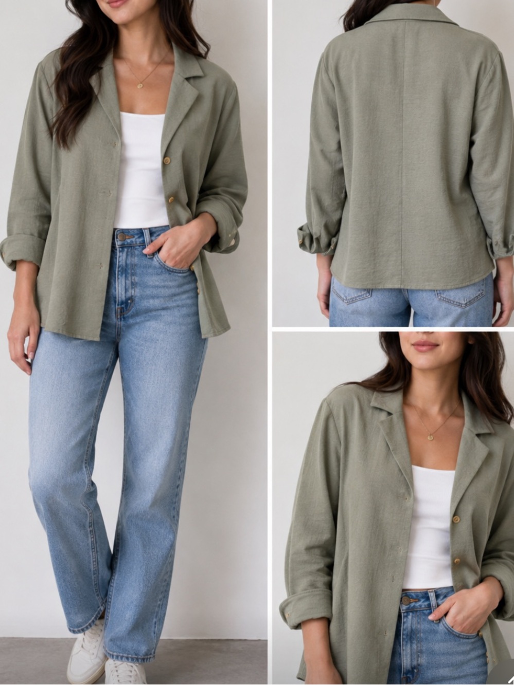 Wilfred light sage green jacket